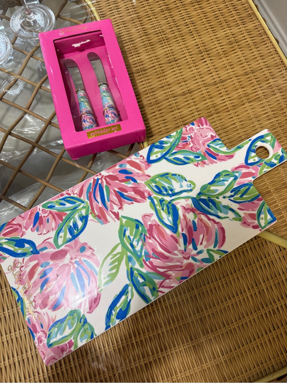 Lilly Pulitzer Ceramic Cheese Board